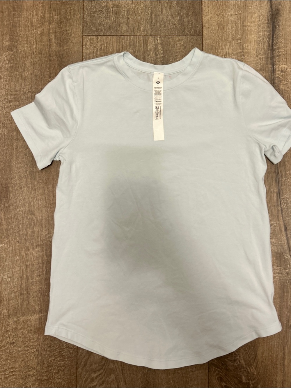 Lululemon Women’s Crew Neck T-Shirt in Light Blue